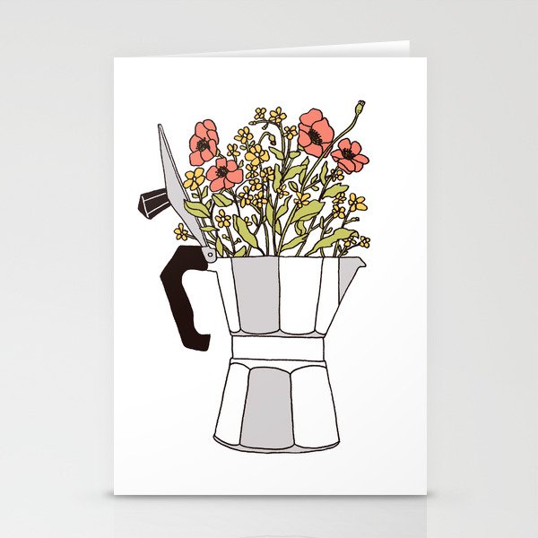 Moka Flowers Stationery Cards