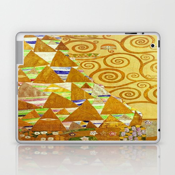 Gustav Klimt The Tree of Life Detail Laptop & iPad Skin