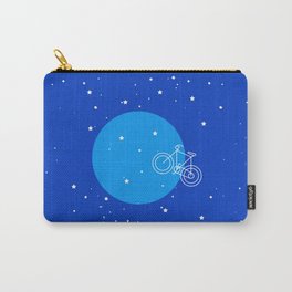 Night Sky Moon Bike  Carry-All Pouch