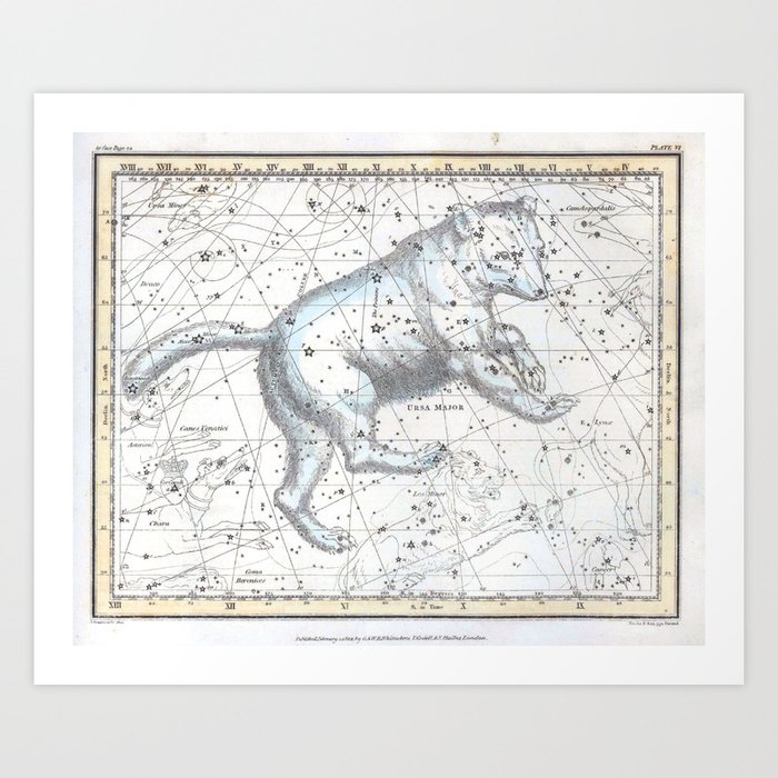 Ursa Major Constellation Art Print
