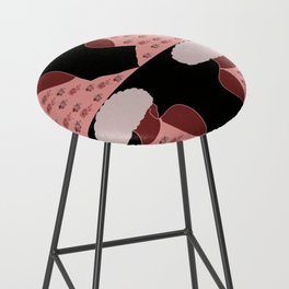 Woman At The Meadow Vintage Dark Style Pattern 29 Bar Stool