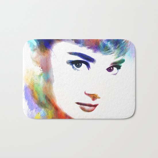 Audrey Hepburn Bath Mat