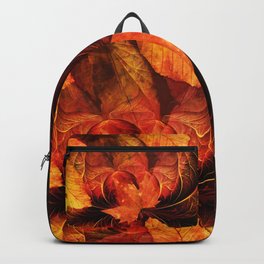Ablaze with Beautiful Fractal Fall Colors Backpack | Digitalmanipulation, Fractals, Ablaze, Beautiful, Colors, Fractal, Doubleexposure, Digital, Fall, Photo 