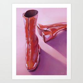 My Fav' Boots Art Print