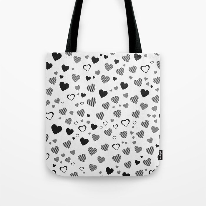 Vintage heart pattern for valentine's day Tote Bag