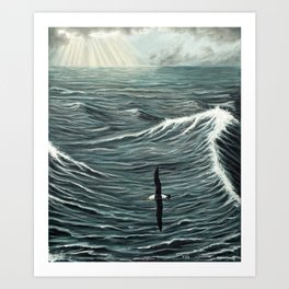Oceanic Wanderer Art Print
