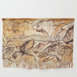 Panel of Lions // Chauvet Cave Wall Hanging