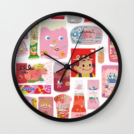 Japanese packaging Wall Clock