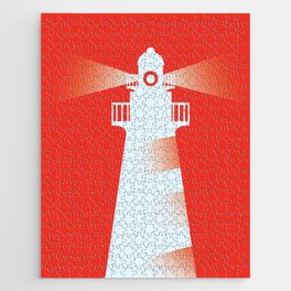 Lighthouse (RED) Jigsaw Puzzle
