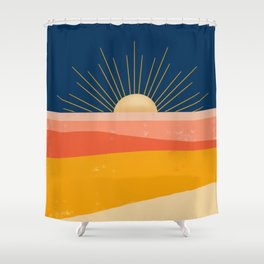 Here comes the Sun Shower Curtain