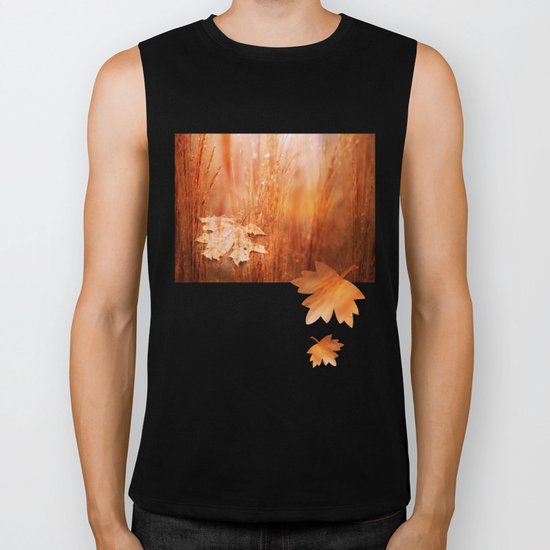 Golden Autumn Biker Tank