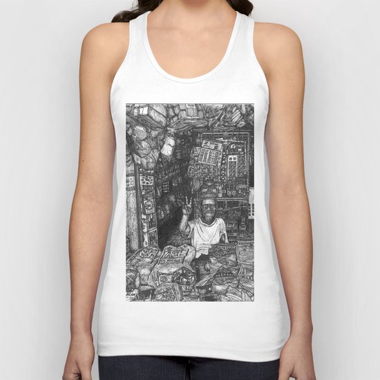 Malaysian Mamak Bread Shop - Kepala Batas, Pulau Pinang / Penang, Malaysia. Unisex Tank Top