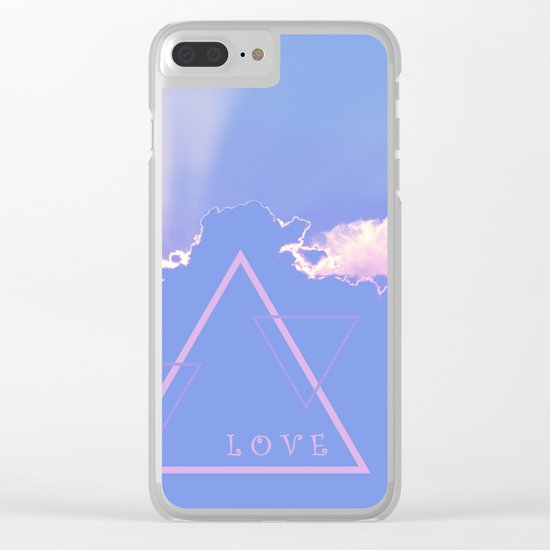 LOVE Clear iPhone Case