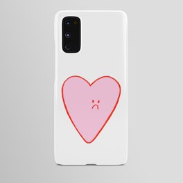 sad heart Android Case