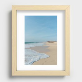 Santa Monica Beach Recessed Framed Print