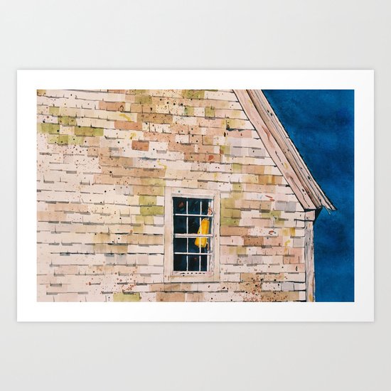 lone buoy Art Print