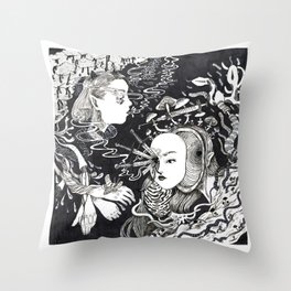 equivocal Throw Pillow