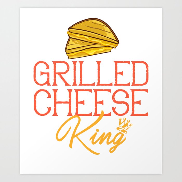 Grilled Cheese Sandwich Maker Toaster Art Print