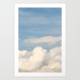 rain · clouds Art Print