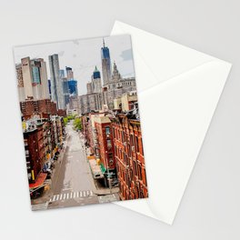 Manhattan Cityscape New York City Stationery Card