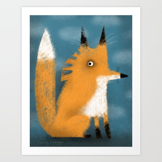 FOX SIGHTING Art Print