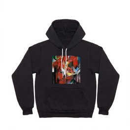 Franz Marc The Foxes Animal Colorful Artwork Hoody