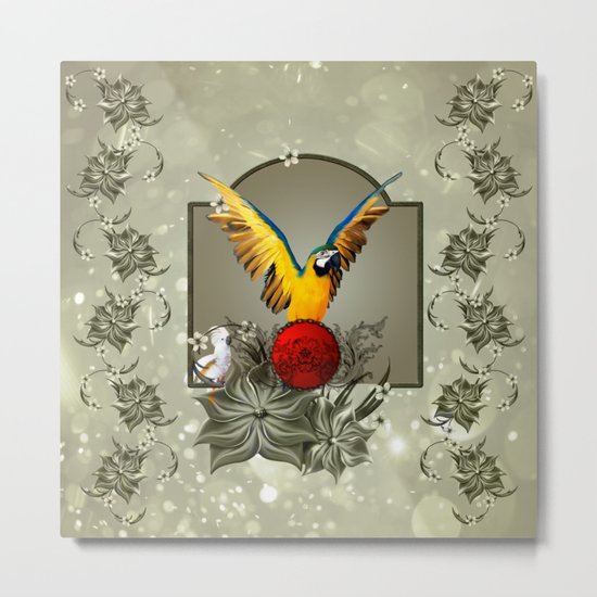 Wonderful parrots Metal Print