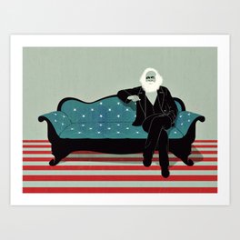 Marx in the USA Art Print