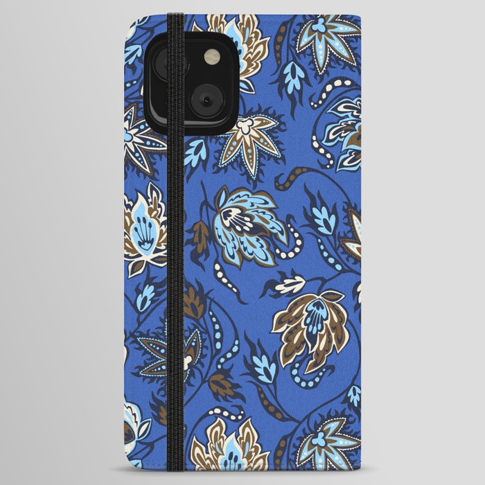 Protea Batik Hawaiian Tropical Floral iPhone Wallet Case