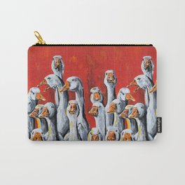 A Giggle Gaggle of Geese Carry-All Pouch