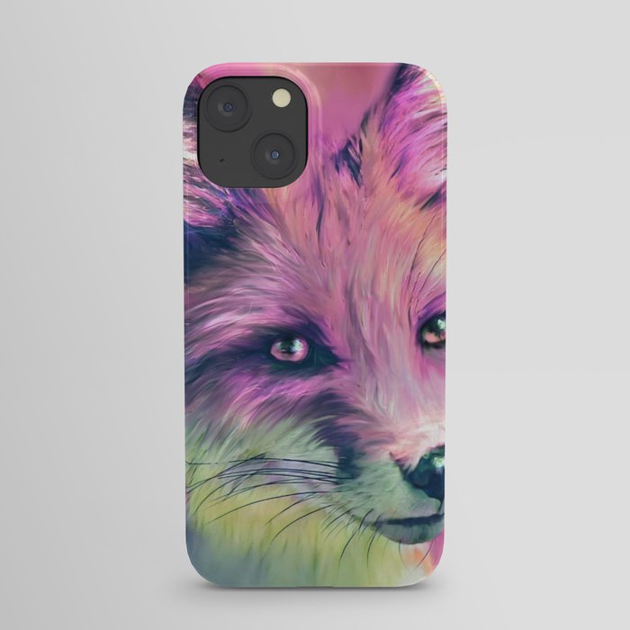 Pink Fox Spirit iPhone Case