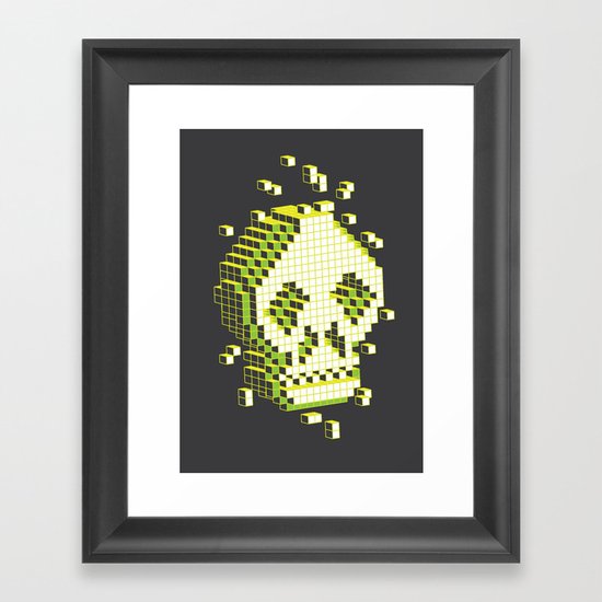 pixelation Framed Art Print