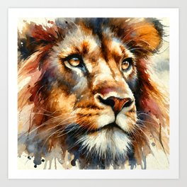 Lion 10 Art Print