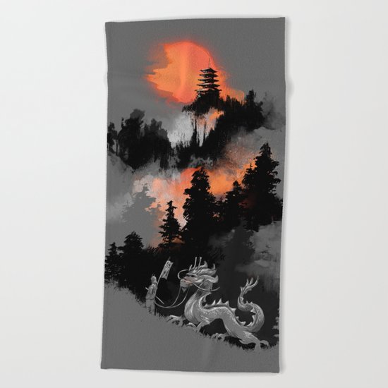 A samurai's life Beach Towel