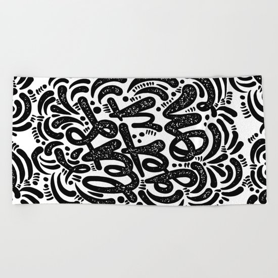 LET'S GET IT ON Beach Towel