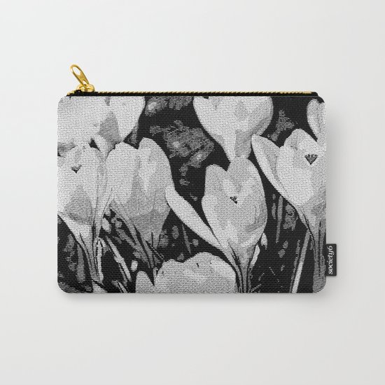 Floral Art Studio 29216 B&W Carry-All Pouch