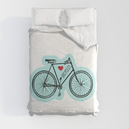 Love Bicycles Comforter