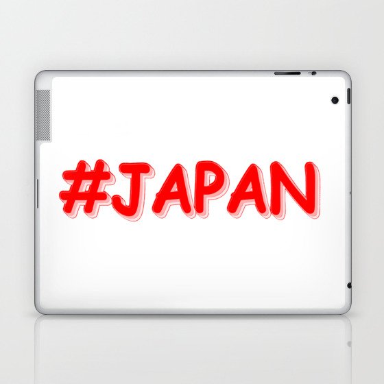 "#JAPAN" Cute Design. Buy Now Laptop & iPad Skin