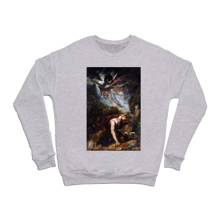 The Treasure-seeker (1840) Theodor Matthias von Holst Crewneck Sweatshirt