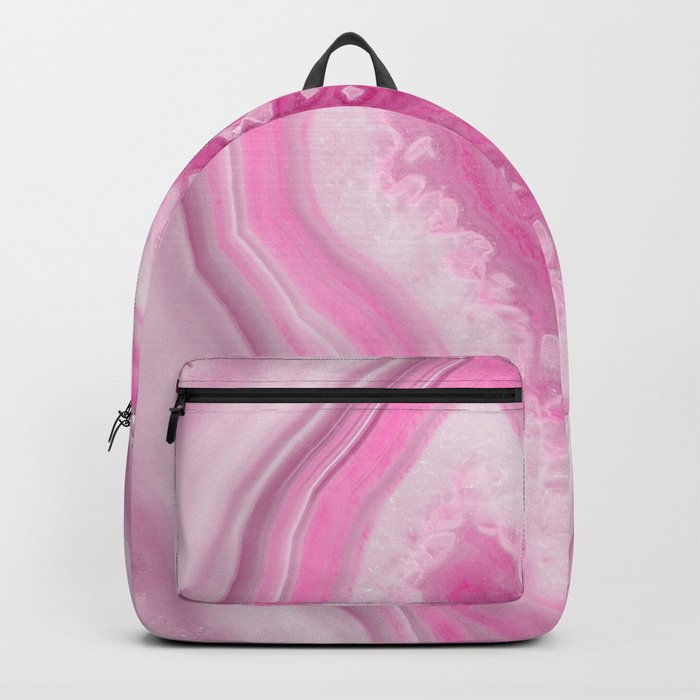 Soft Pink Agate Dream #1 #gem #decor #art #society6 Backpack