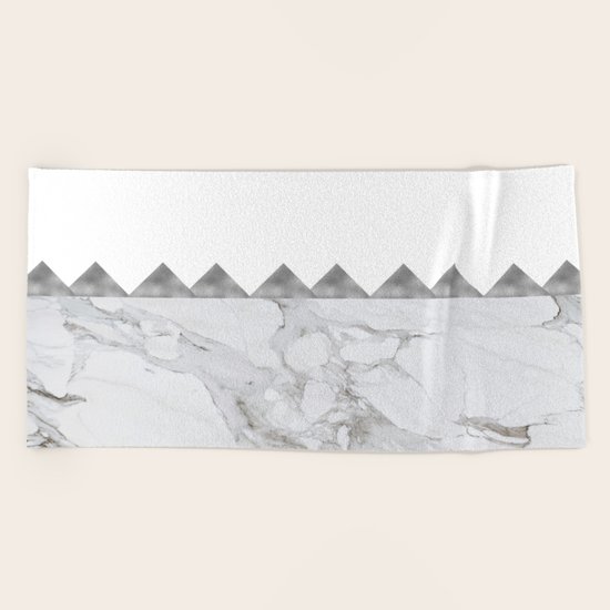 Adoring Grey Beach Towel