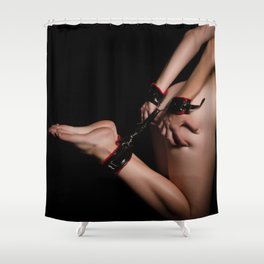 Women in Bondage Shower Curtain