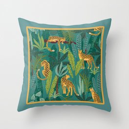 Designer Inspo Cheetah Jungle Love Throw Pillow