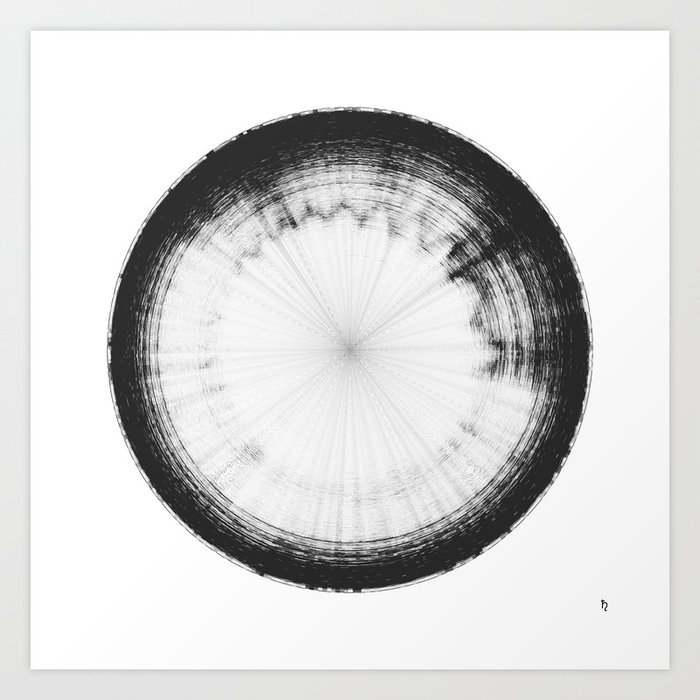 Sound of Saturn's Rings Art Print
