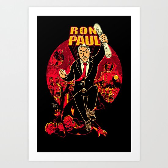 Ron Paul: The Road to REVOLution Art Print