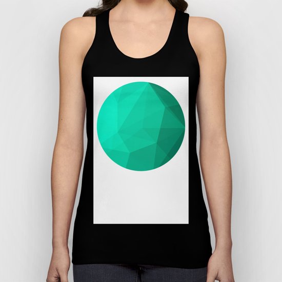 Geometric Polygonal Pattern 01 Unisex Tank Top