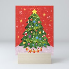 Christmas tree Mini Art Print