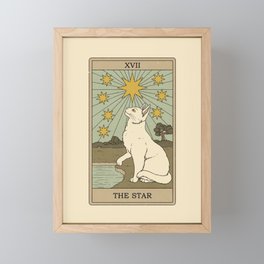 The Star - Cats Tarot Framed Mini Art Print