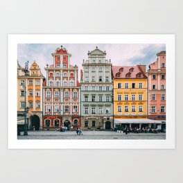 Rynek Główny Radiance: Wroclaw's Urban Masterpiece Art Print