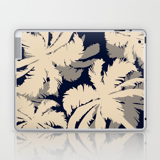 Palm Trees Navy Laptop & iPad Skin